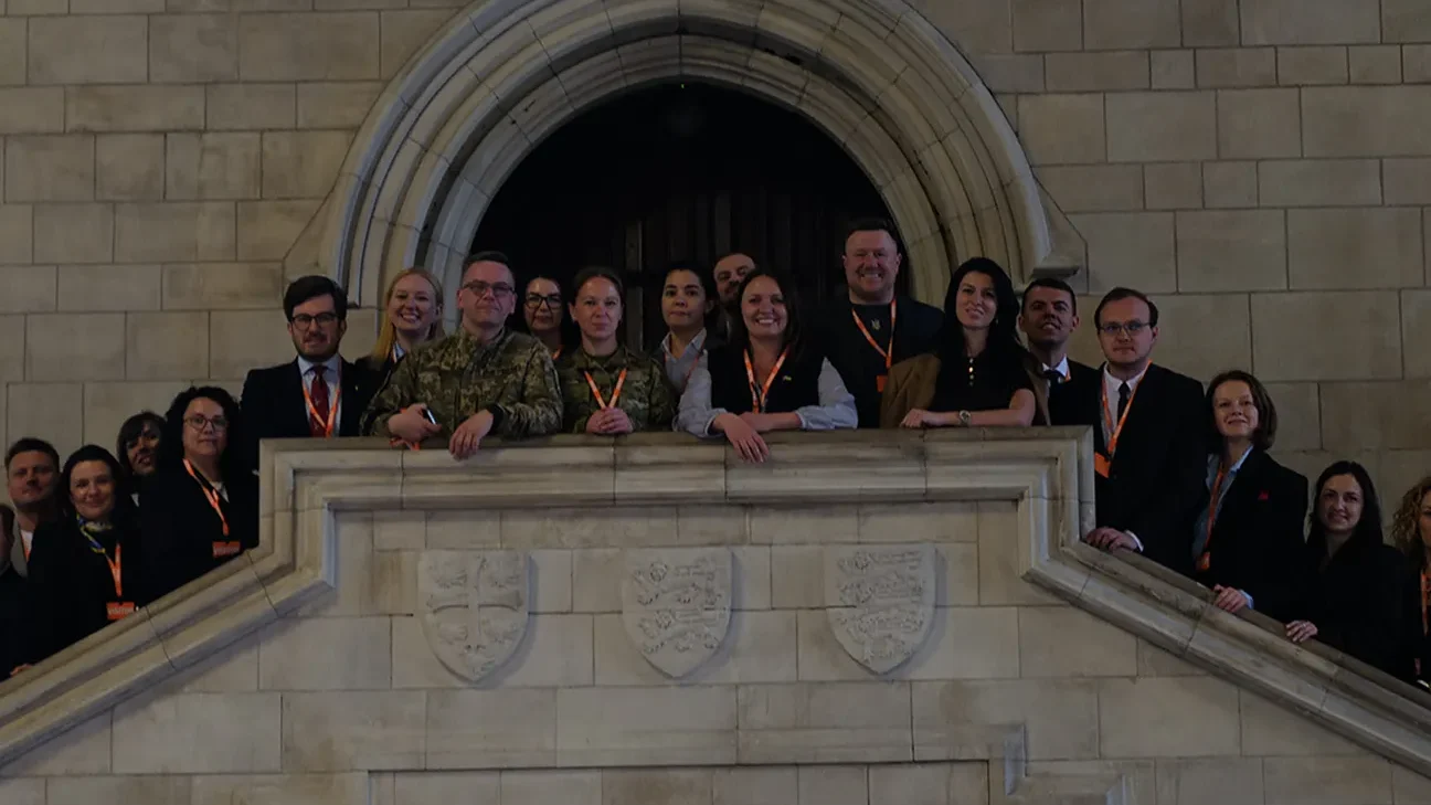 Education for Victory Participants Visit the Palace of Westminster: Dialogue with British Parliamentarians